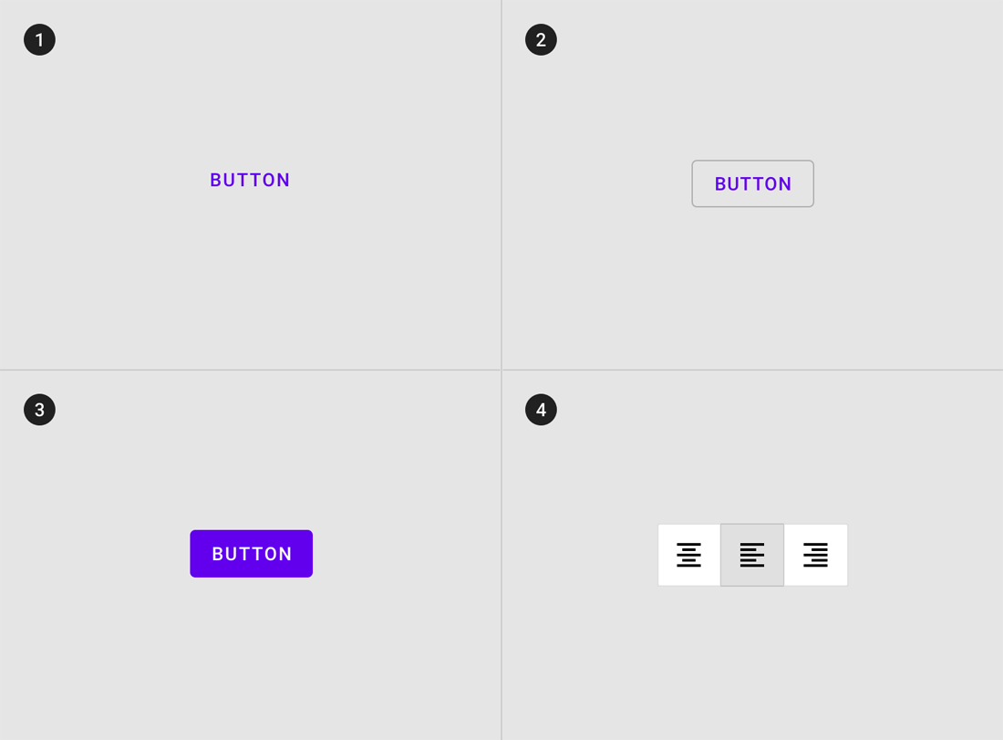 Typy przycisków strony www